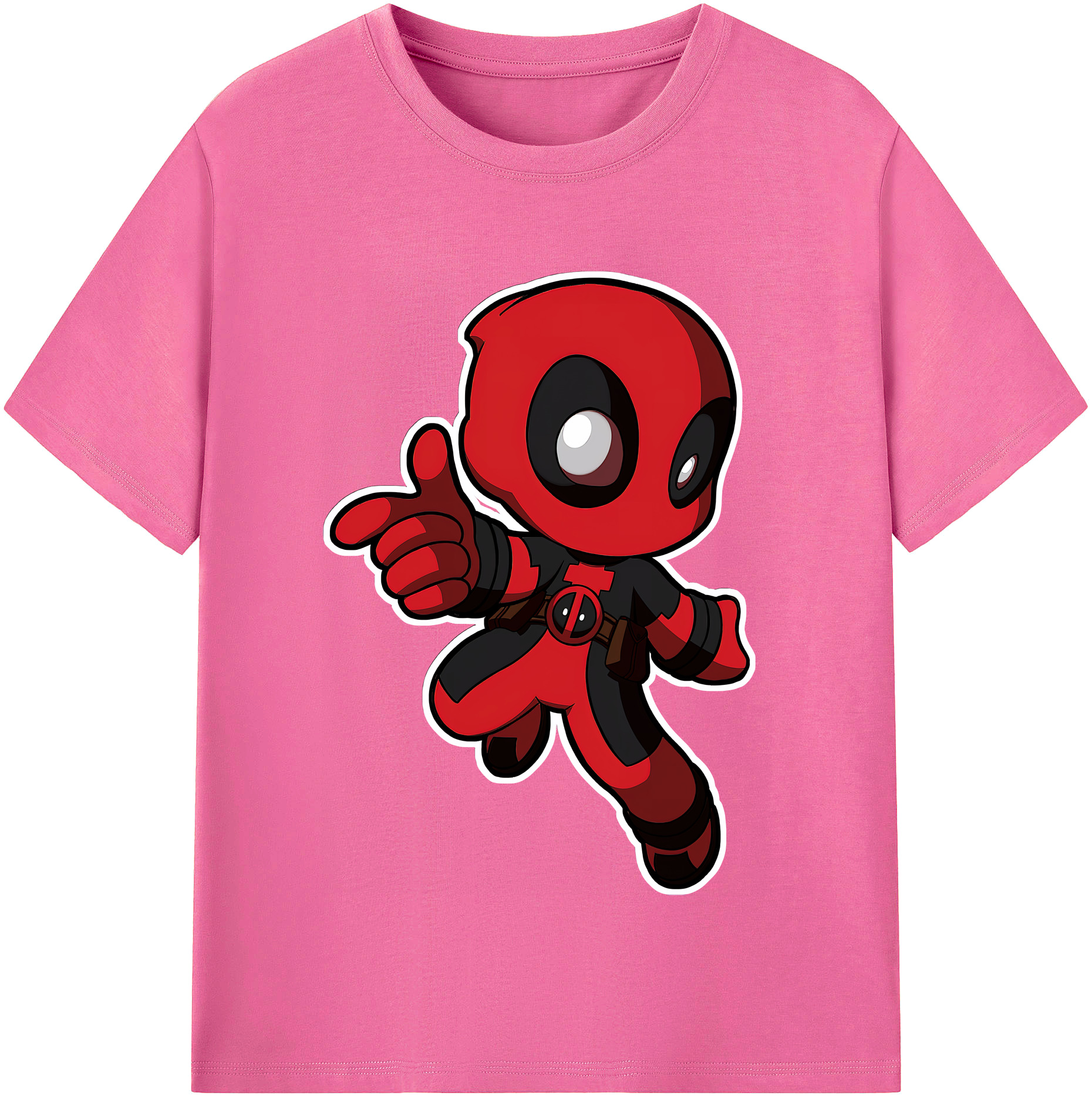 （画像用） Deadpool デッドプール レディースカジュアルプリントTシャツ（綿100％）